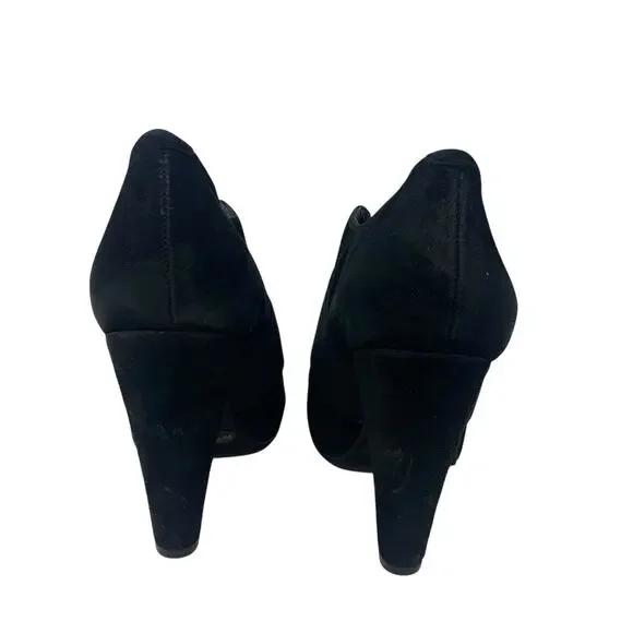 Jessica Simpson Ciera Black Suede Booties Womens Size 6B/36 - Picture 3 of 6